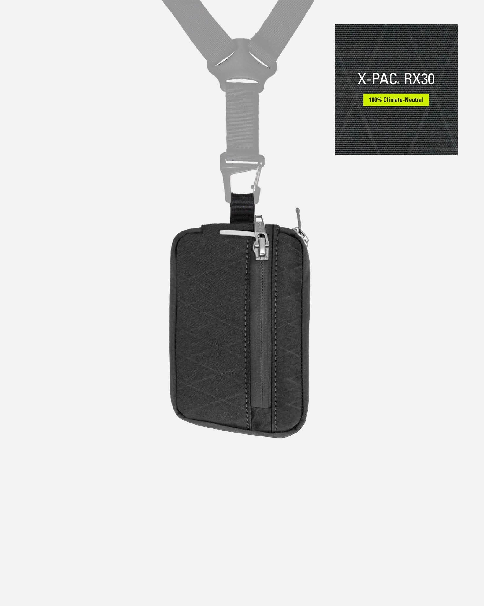 bolstr Mini Pocket - Small Crossbody Handbag - Black X-Pac RX30 
